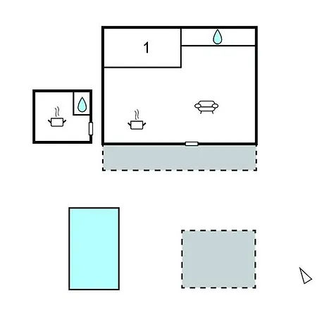 1 Bedroom Gorgeous In 아파트 파코스탄