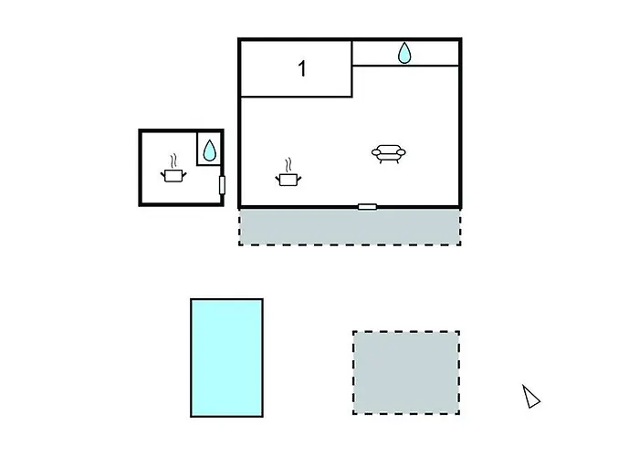 1 Bedroom Awesome In アパート Pakoštane